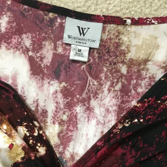 Worthington Blouse size medium 90’s Vintage - Picture 7 of 9